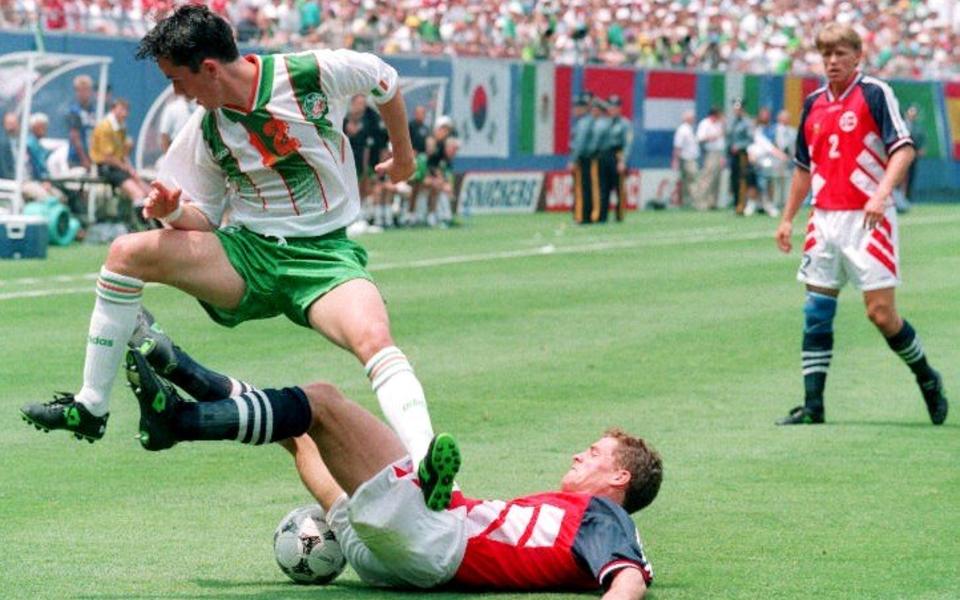 D�DENS GRUPPE: Norge spilte sitt f�rste VM i USA i 1994.  Om ti �rs tid kan Norge kanskje gr�ve guld i USA igjen.