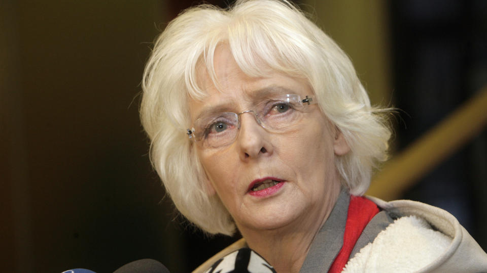 NY STATSMINISTER P� ISLAND?: Johanna Sigurdardottir fra Sosialdemokratene.Foto: REUTERS/Ints Kalnins (ICELAND)