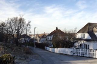 VILLASTR�K: Spedbarnet ble funnet i dette omr�det. Foto: Alf Ove Hansen/Scanpix