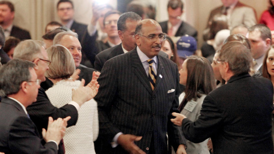 NY LEDER:  Michael Steele skal som den f�rste afroamerikaneren i lederstolen i det republikanske partiet s�ke appell hos nye og yngre velgere. Foto: AP Photo/Pablo Martinez Monsivais/Scanpix