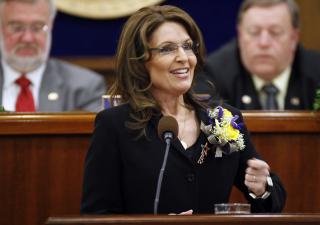 TROR NOK IKKE EVOLSJONEN: I USA er det større aksept for å ikke tro på evolsjonen, og kreasjonister som Sarah Palin er det mange av. Foto: AP Photo/Al Grillo/Scanpix TROR NOK IKKE EVOLSJONEN: I USA er det større aksept for å ikke tro på evolsjonen, og kreasjonister som Sarah Palin er det mange av. Foto: AP Photo/Al Grillo/Scanpix