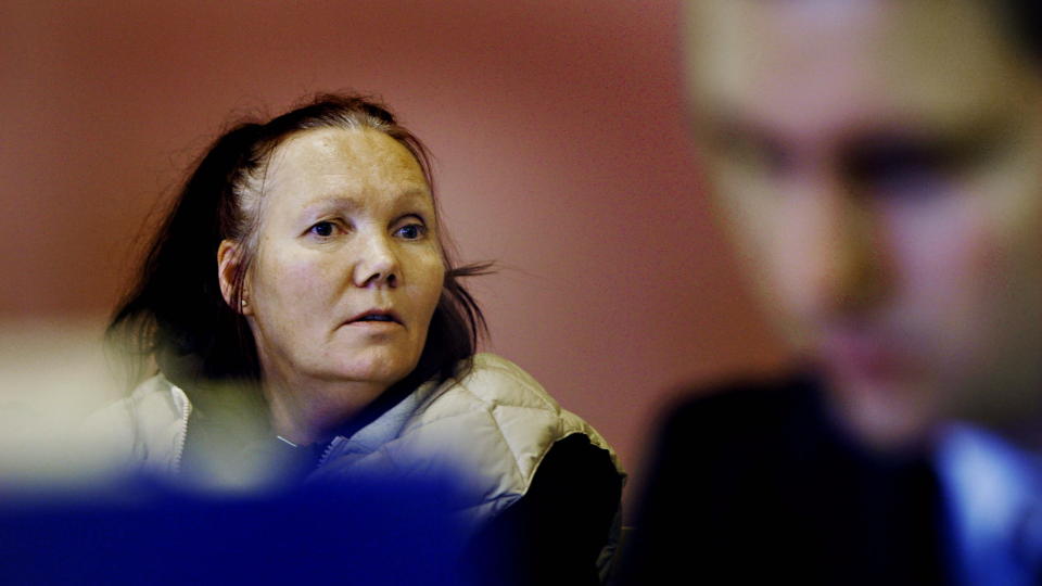 - VILLE HA HESTEHALEN: Berit Thorstensen er en av de fem tiltalte for to drap, to ran og bedrageri. Foto: FRANK KARLSEN