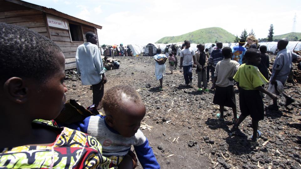 GLEMT KATASTROFE: - Minst 900 mennesker drept siden jul. Barn, gravide kvinner og eldre er blant de drepte i �st-Kongo, forteller Leger uten Grenser. Men verdens oppmerksomhet er sjelden rettet mot det afrikanske landet. Her fra en flyktningleir i Goma drevet av Flyktninghjelpen. Foto: Trond Viken/UD/Scanpix