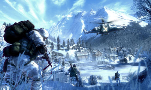 ACTION: Her er det f�rste bildet fra �Battlefield: Bad Company 2�, som fokuserer mer p� historiedelen enn tidligere �Battlefield�-spill p� markedet.