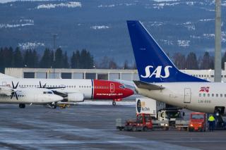 MER OG MER I LUFTEN: Tallet p� passasjerer som reiste mellom norske flyplasser og utlandet �kte med 41 prosent. Fra 10,1 millioner i 2005 til 14,3 millioner i 2008. Foto: SCANPIX