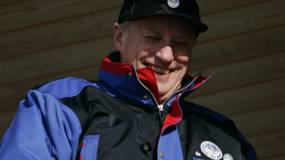 SER SK�YTE-VM I DAG. Kong Harald. Foto: Erlend Aas / SCANPIX
