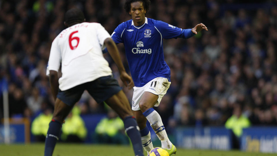 DR�MMEDEBUT: Jo scoret to m�l i Everton-debuten da Everton vant 3-0. Foto: AFP.