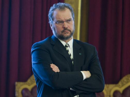 SKEPTISK: Venstre-leder Lars Sponheim.
Foto: Heiko Junge / SCANPIX