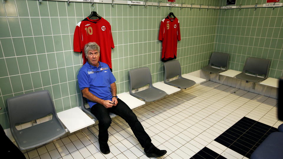 M�TER TYSKLAND P� ONSDAG: Egil Drillo Olsen og Norge st�r ovenfor en t�ff test mot Tyskland i D�sseldorf til onsdag. Men statistisk sett er februar en perfekt m�ned for det norske landslaget, skriver Esten O. S�ther. Foto: HANS ARNE VEDLOG/DAGBLADET