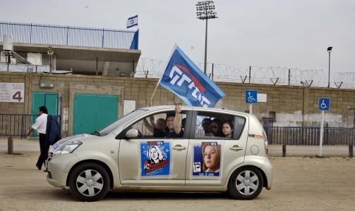 STUNT: - Dette er enormt spennende, men jeg h�per Livni og Kadima vinner valget. Foto: �istein Norum Monsen