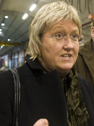 HIJAB-NEI: H�yres justispolitiske talskvinne Elisabeth Aspaker er imot hijab-forslaget.  Foto: Jan-Morten Bj�rnbakk, SCANPIX
