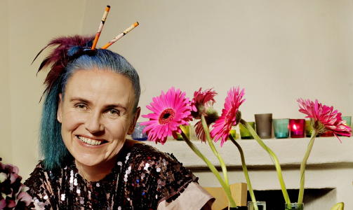BLE SYK: Designeren Tina H var skikkelig syk under sin egen visning i g�r. - Det var helt galskap, sier hun.  SE ALLE BILDENE NEDENFOR. Foto: DAGBLADET.