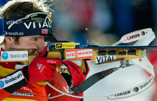 FOKUSERER P� KONKURRANSE: Men Egil Hegle Svendsen medgir at det er spesielt � ha dopmistankene liggende i lufta i VM-byen. Foto: SCANPIX / AFP / Vincenzo Pinto
