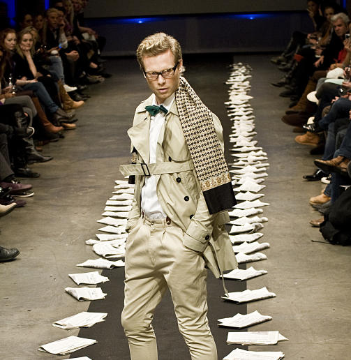 T�FF: David, David og Thomas har designet dette for h�stsesongen. Foto: Stella Pictures