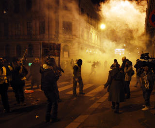 FORVERRET STEMNING: Israels framferd p� Gazastripen rundt nytt�r avstedkom store demonstrasjoner, blant annet i Oslo. Her fra demonstrasjonen 4. januar. Foto: LISE �SERUD/SCANPIX