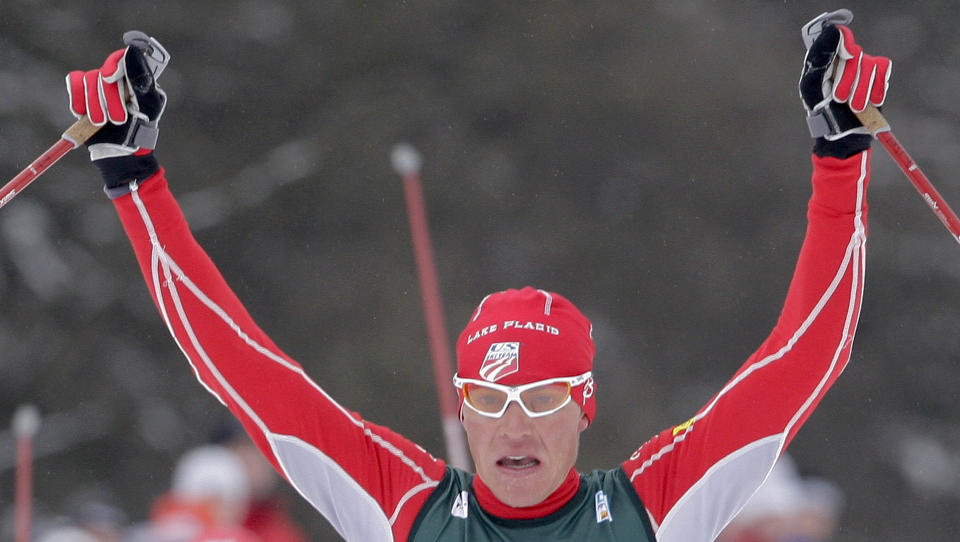 SEIRET: Bill Demong gikk seg opp fra sjuendeplass til seier. Foto: Tobias Schwarz/Reuters/Scanpix