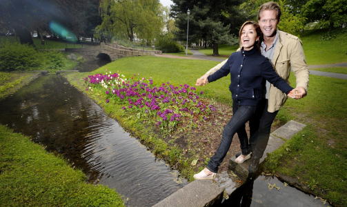 PR�VER VIDERE: Stig og Natalia gir ikke opp forholdet. Paret bor p� St. Hanshaugen i Oslo.
