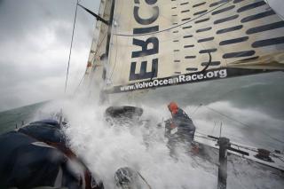 TAR B�LGEN: Med god kurs. Foto: Gustav Morin/Ericsson Racing Team
