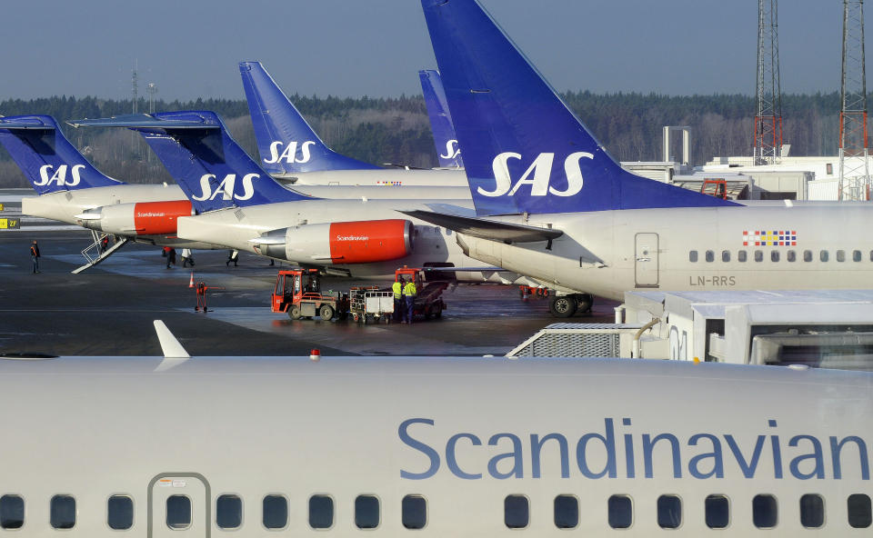 - ILLEBEFINNENDE: En dansk SAS-kaptein ble fjernet fra et fly som skulle til Oslo. Foto: SCANPIX