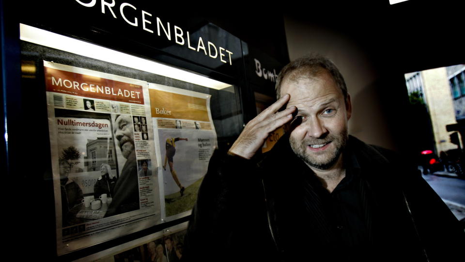 OPPLAGSVINNER: Morgenbladet-redakt�r Alf van der Hagen kan skryte av � v�re fjor�rets opplagsvinner. Foto: OLE C. H. THOMASSEN