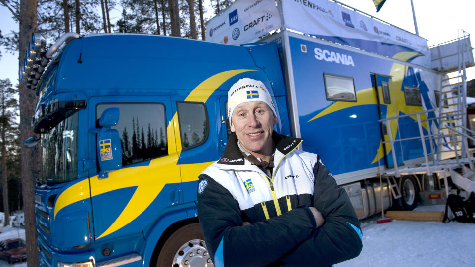 HELOMVENDING: Gunde Svan sier han er ferdig � snakke om OL og har g�tt videre. N� h�per han at hans svenske landsmenn viser storsinn og gir Northug en mottakelse en verdenscupvinner verdig i Falun til helga. 
Foto: Anders Wiklund / SCANPIX