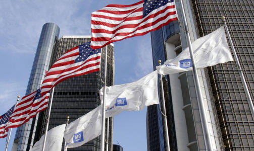 M� G�: 47 000 personer mister jobben i General Motors p� verdensbasis. Foto: AFP/SCANPIX