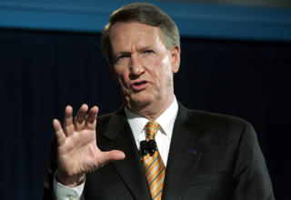 VIL KVITTE SEG MED SAAB: GM-toppsjef Rick Wagoner. Foto: REUTERS/Rebecca Cook/Scanpix