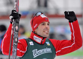 TILBAKE HIT: For Magnus Moan vet han har mye � v�re forn�yd med denne sesongen. Og n� gjelder det bare � f� det ut i VM ogs�. Foto: SCANPIX/EPA/HENDRK SCHMID