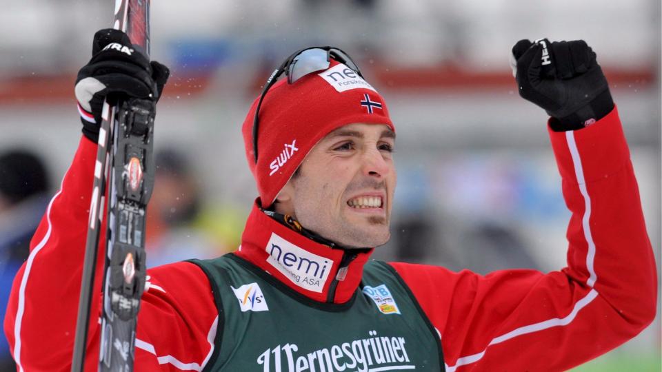 TILBAKE P� TOPP: Magnus Moan tok sin f�rste verdenscupseier for �ret i franske Chaux-Neuve.Foto: SCANPIX/EPA/HENDRK SCHMIDT