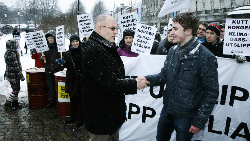  ENIGE: Olav Gunnar Ballo (SV) st�tter Natur og ungdom. Foto: Steinar Buholm/ Dagbladet.