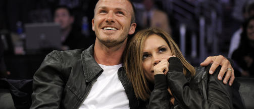 GIFT:  Victoria Beckham er gift med fotballstjerna David Beckham. Foto: SCANPIX