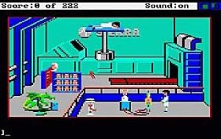 WEAR RUBBER: Slik s� det f�rste Larry-spillet �Leisure Suit Larry in the Land of the Lounge Lizards� ut.