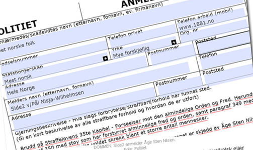 ��RETS D�RLIGSTE�: �Glamuntion� falt ikke i smak hos Side2s anmelder P�l Nisja-Wilhelmsen. Faksimile: SIDE2.NO