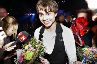 VINNER: Alexander er n� storfavoritt ogs� ute i Europa med l�ten som handler om Ingrid.