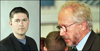 I DEBATT: Magnus Petersson (t.v.) svarer i dette innlegget Torsten Bj�rkman (t.h.) som i Dagbladet.no i g�r anklaget Petersson for � v�re ukollegial.