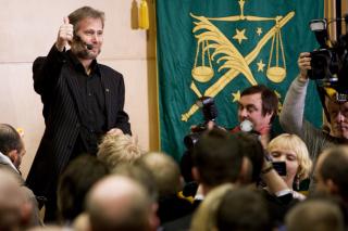 - T�LER IKKE KRITIKK: - Han t�ler ikke kritikk, lytter ikke og er nok best som medgangspolitiker, sa forbundsleder i Politiets Fellesforbund Arne Johannessen da han tok ut sine medlemmer i streik.
Foto: H�kon Mosvold Larsen / SCANPIX
