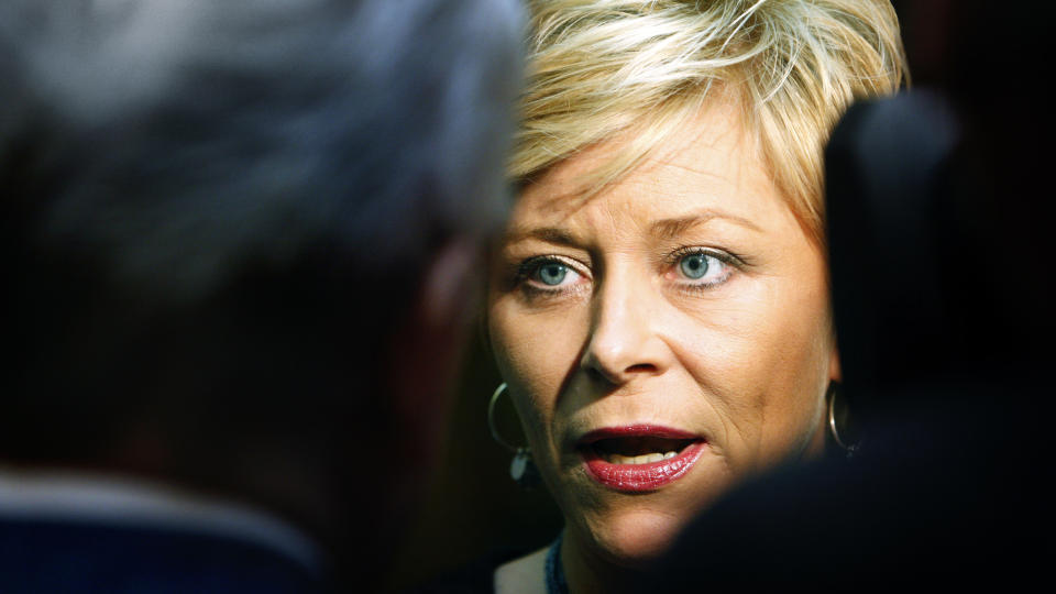 KRITISERER JAGLAND: Siv Jensen.
Foto: Lise �serud/SCANPIX