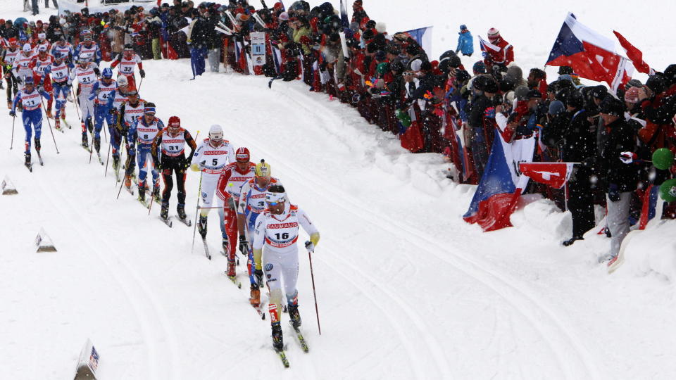 VANT TIL � DRA: Anders S�dergren er kvitt feberen, og rekker � g� femmila om han vil. Det er gode nyheter for Petter Northug ogs�.
Foto: Lise �serud / SCANPIX