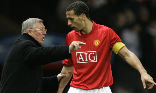 EN VINNER: Sir Alex Ferguson er den f�dte vinner, mener Rio Ferdinand.Foto: SCANPIX/AP Photo/Lionel Cironneau