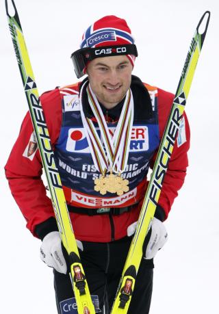 VM-KONGE: VM i Liberec ble Petter Northugs store mesterskap etter at han vant tre gull. Foto: SCANPIX/AP Photo/Matthias Schrader