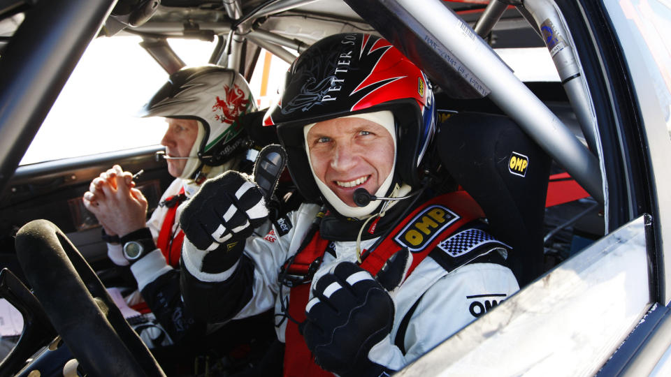 KLAR FOR MER FART: Petter Solberg kan bli � se i �rets Le Mans-serie. Le Mans-bilen har en toppfart p� rundt 340 km/t, mot rallybilens 220 km/t, skriver VG. Foto: Erlend Aas/Scanpix