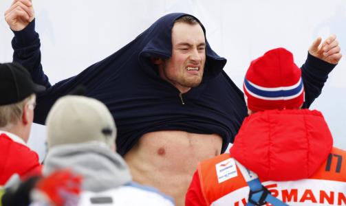 STOLT KLESKONGE: N� kan Petter Northug ikle seg egne sitater. Foto: H�KON MOSVOLD LARSEN/SCANPIX
