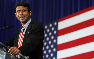 SKADESKUTT STJERNESKUDD: Bobby Jindal. Foto: AP/Scanpix SKADESKUTT STJERNESKUDD: Bobby Jindal. Foto: AP/Scanpix