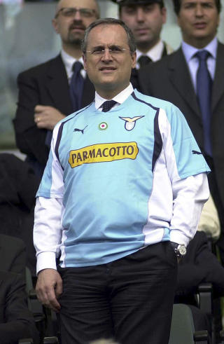 LITE FORN�YD: Lazio-President Claudio Lotito beskylder United for �kvegr�veri� av den italienske unggutten. Foto: SCANPIX/AP/Giuseppe Calzuolai