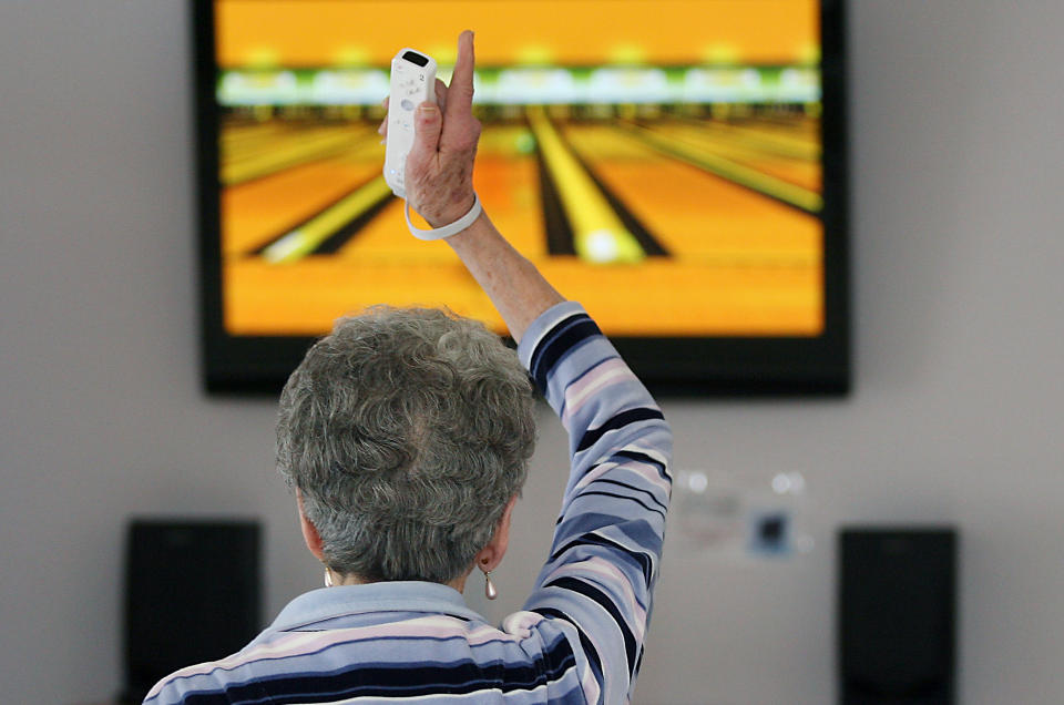 WII FOR ALLE: Men spillfirmaet Codemasters er lei av alle de d�rlige Wii-spillene som gis ut. Foto: AP Photo / Gary Malerba