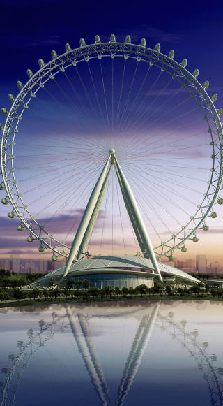 MEN... Det meste blir for pean�tter � regne n�r �Beijing Great Wheel� st�r ferdig senere i �r. Pariserhjulet blir verdens h�yeste, mer enn tre ganger s� stort som G�teborgs. Foto: SCANPIX/REUTERS