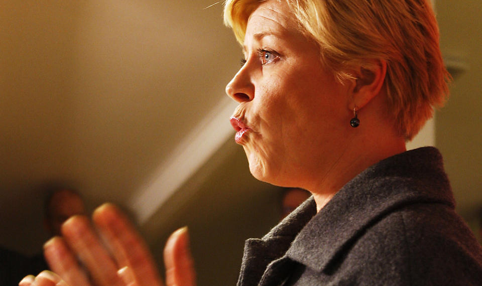 SELEKTIV: Siv Jensen er lite nyansert med hensyn til � trekke fram Malm� i innvandringsdebatten, skriver artikkelforfatteren. Foto: KNUT FALCH/SCANPIX