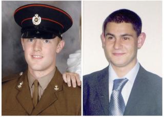 DREPT: Mark Quinsey (23) og Patrick Azimkar (21). Foto: REUTERS/MOD/Scanpix