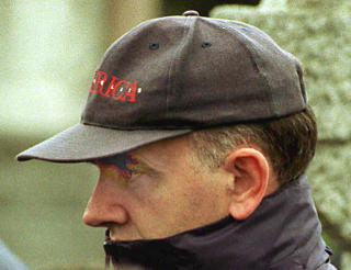 D�MT TIL 20 �R: Lederen i The Real IRA Michael McKevitt i et bilde fra 1998. Han sitter inne, og i f�lge rapportene har han havnet i strid med andre medlemmer i RIRA. Foto: AP