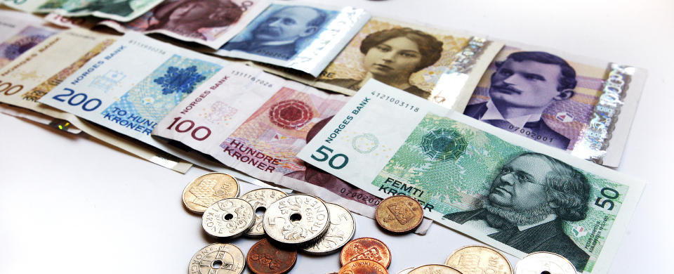 HARD VALUTA: Hvilken l�rdom skal man ta av finanskrisa n�r det gjelder sp�rsm�let om valutasamarbeid? Nei til EU mener vi klarer oss best uten euro. Foto: SCANPIX